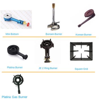 Burners and burner parts